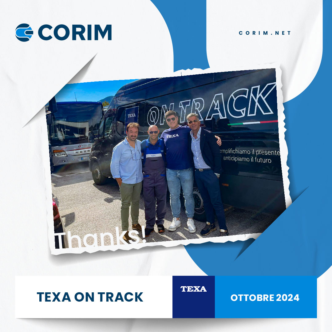 TEXA ON TRACK: Un successo su strada con Corim spa